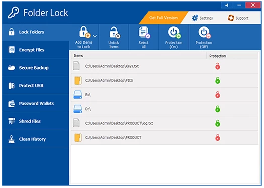 Folder Lock — Screenshot 2